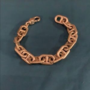 Chain link silver bracelet